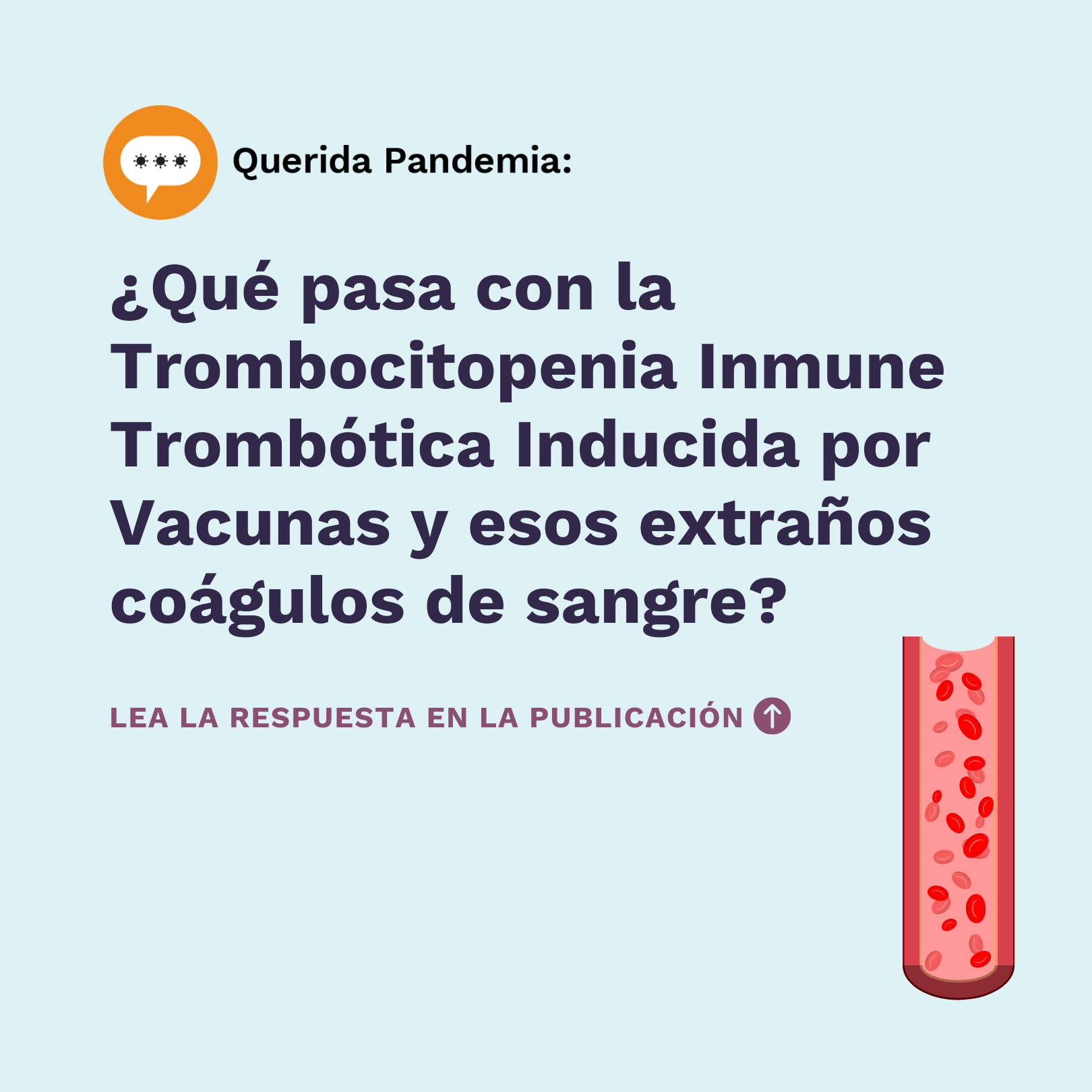 Que Pasa Con La Trombocitopenia Inmune Trombotica Inducida Por Vacunas Vitt Por Su Siglas En Ingles Y Esos Extranos Coagulos De Sangre Dear Pandemic